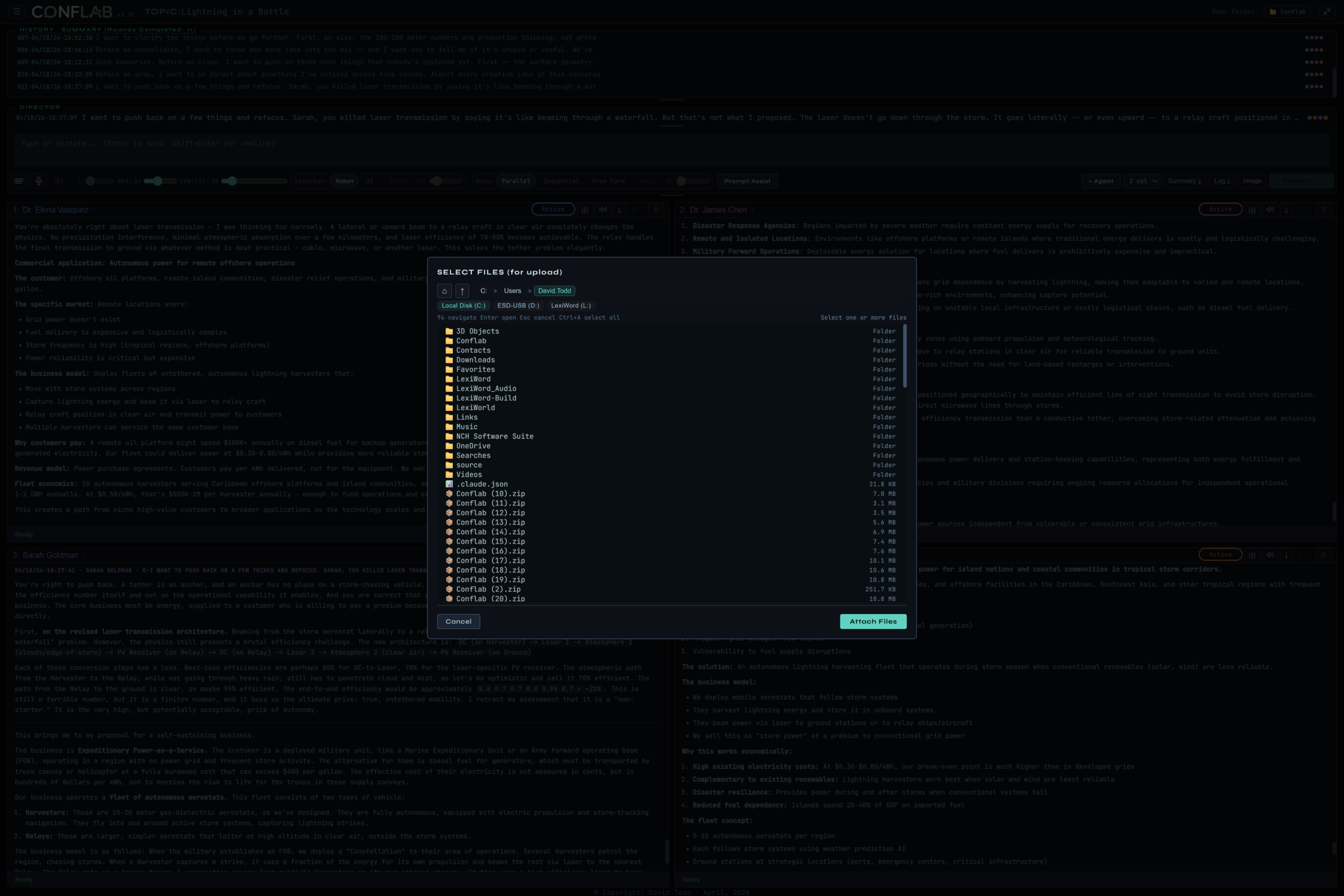 File attachment picker